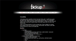 Desktop Screenshot of pickup.cz