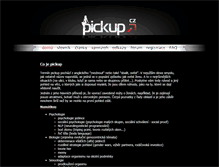 Tablet Screenshot of pickup.cz
